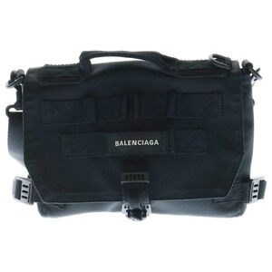 BALENCIAGA ARMY MESSENGER Bag Shoulder Handbag Black